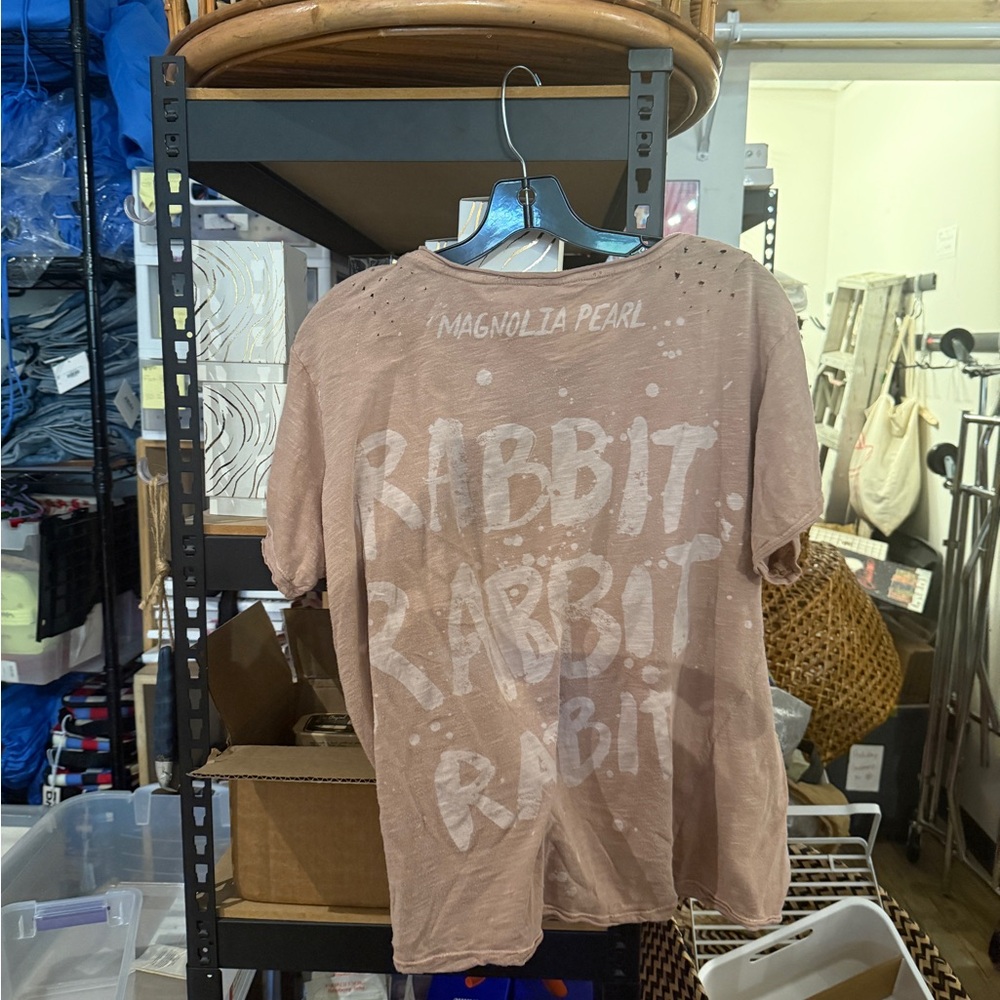 Magnolia Pearl Blush Graphic Bunny Tee - Picture 4 of 4